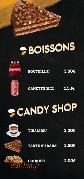 Burger shop — carte page 5