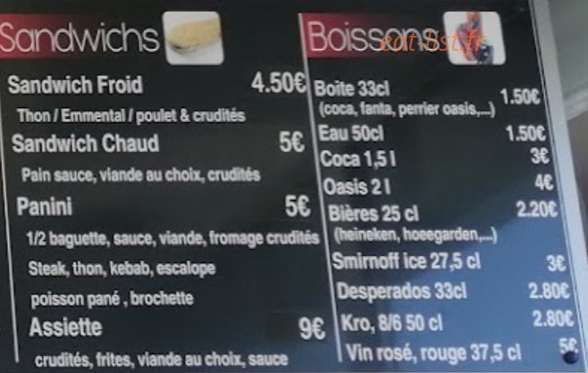 Chez Ludo — carte page 4