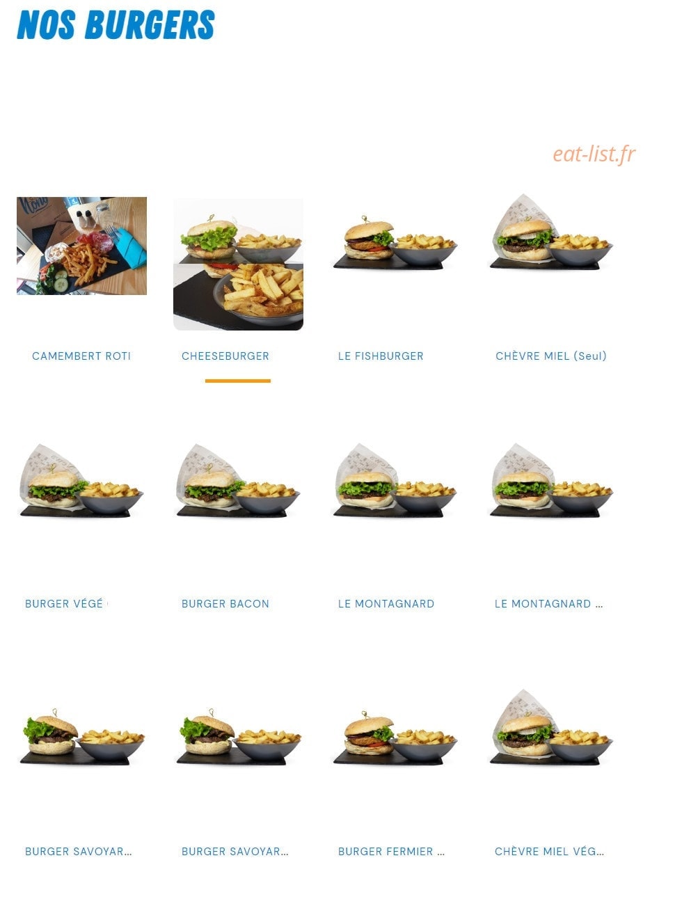 Chez Nono — carte page 4
