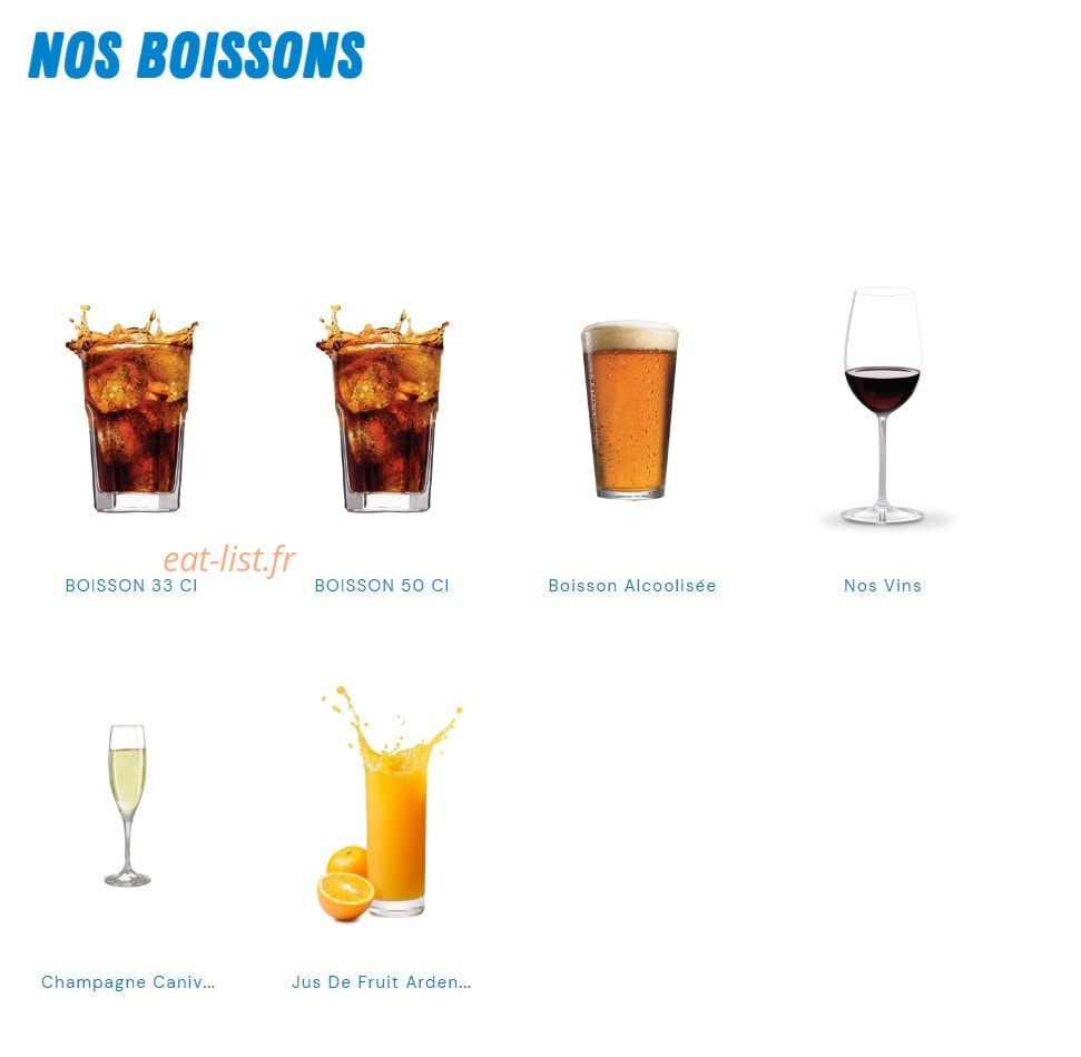 Chez Nono — carte page 7