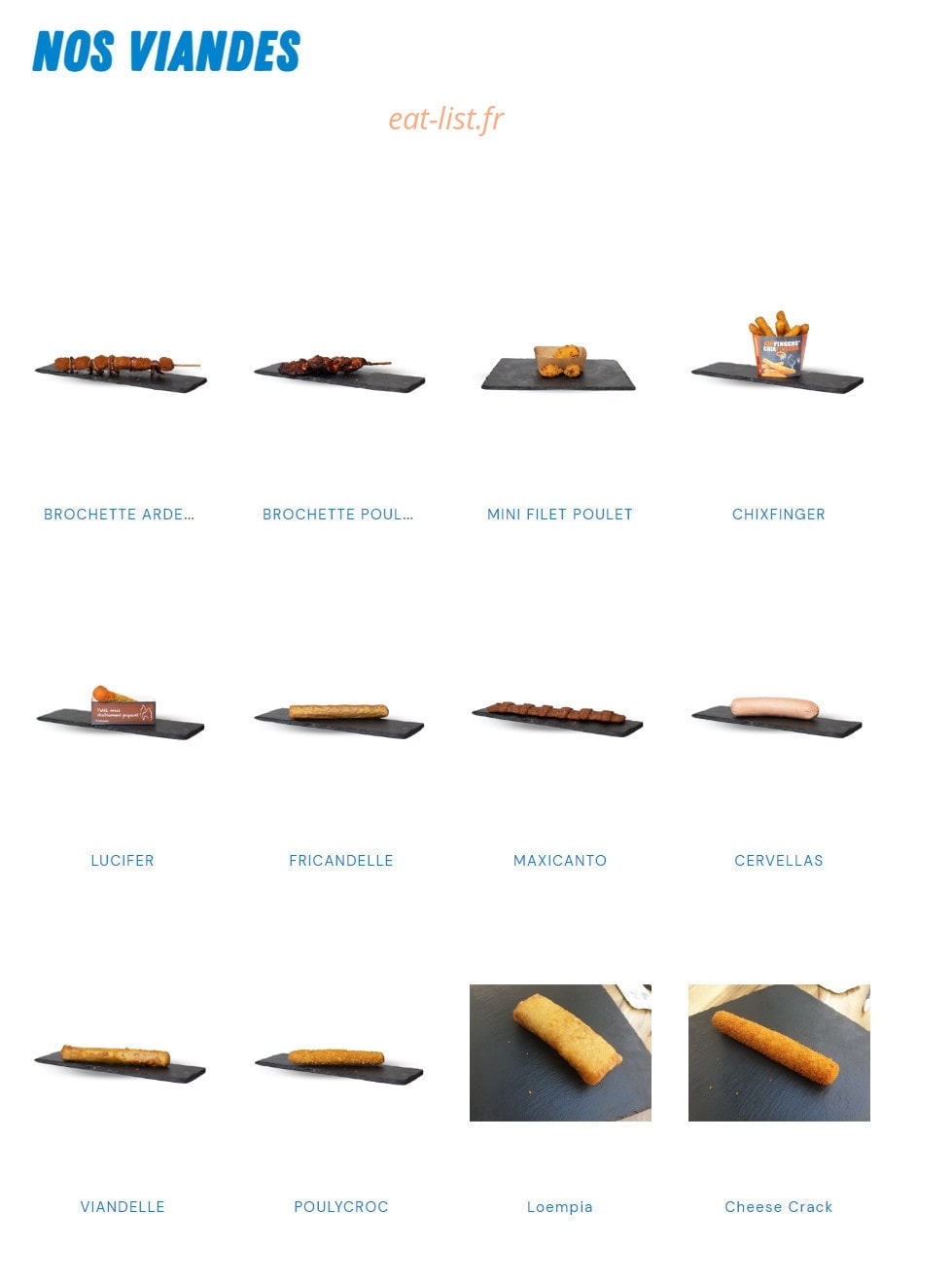 Chez Nono — carte page 3