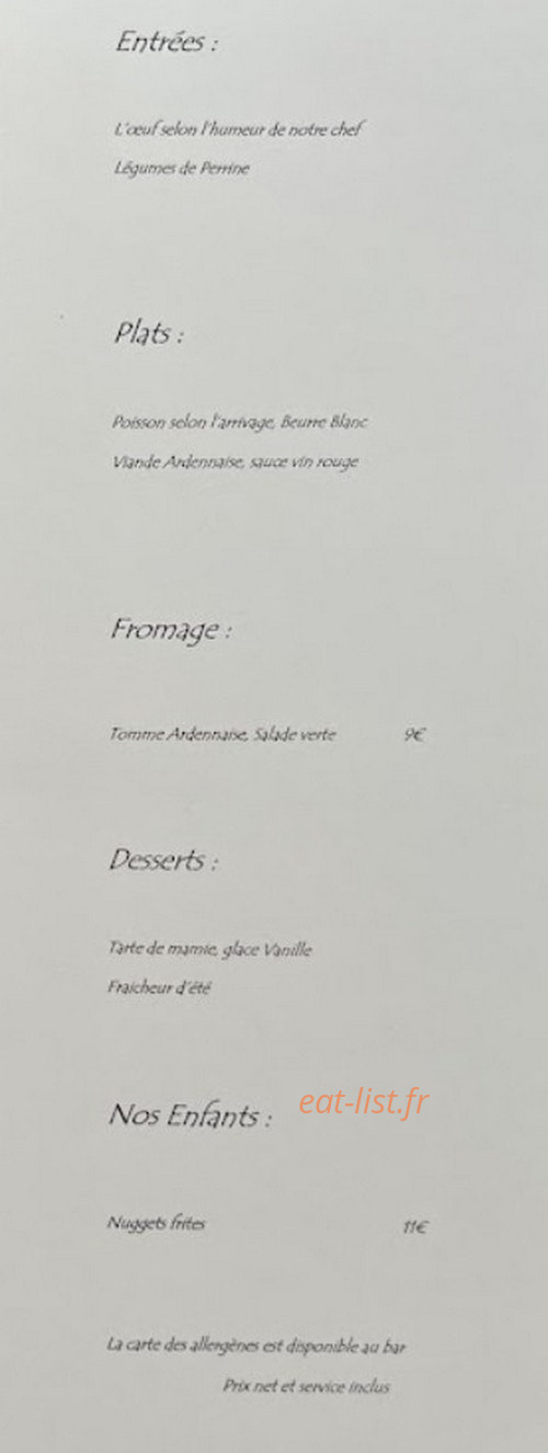 Comme chez nous — carte page 1