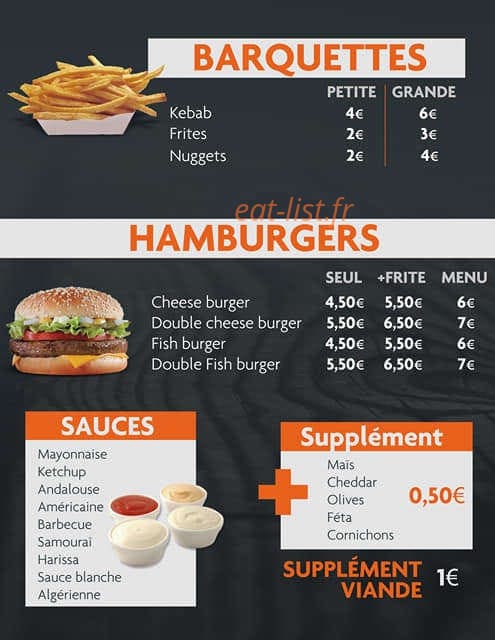 Délice House — carte page 4