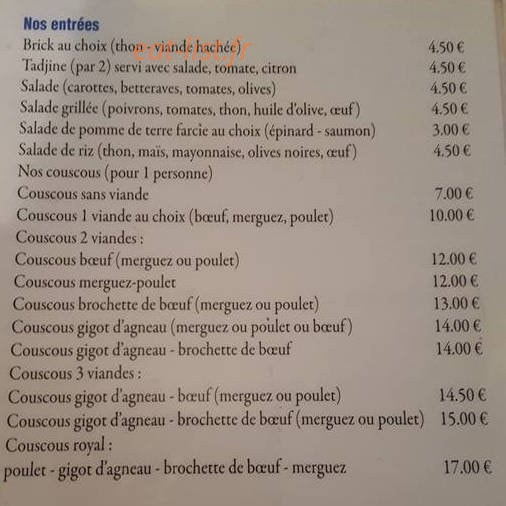 Délice Sablette — carte page 2