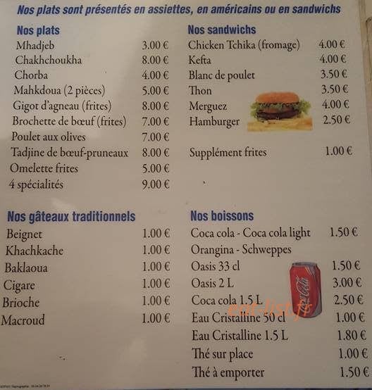 Délice Sablette — carte page 1