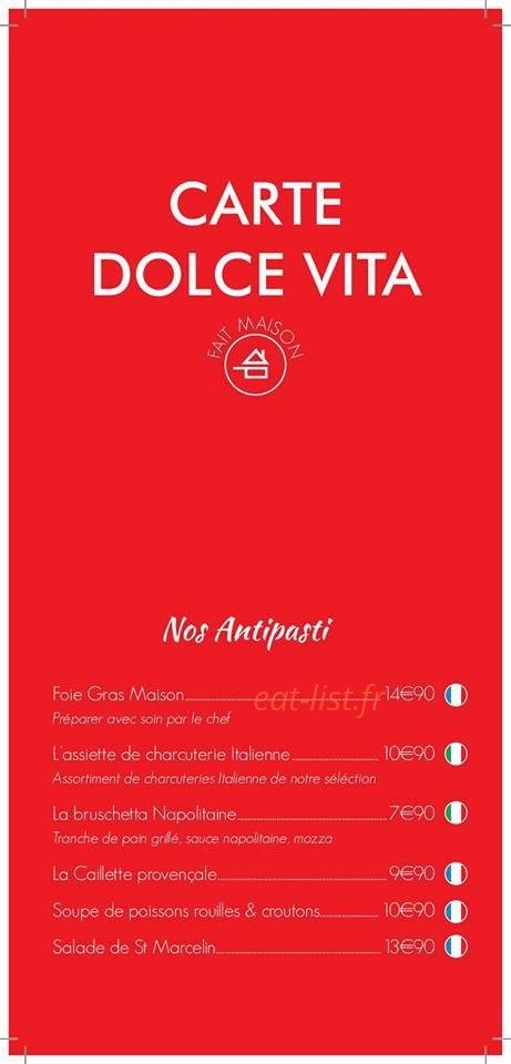 Dolce Vita — carte page 1