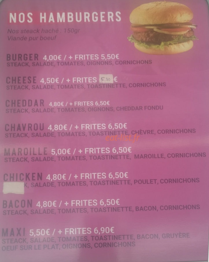 Friterie De L'agriculture — carte page 2