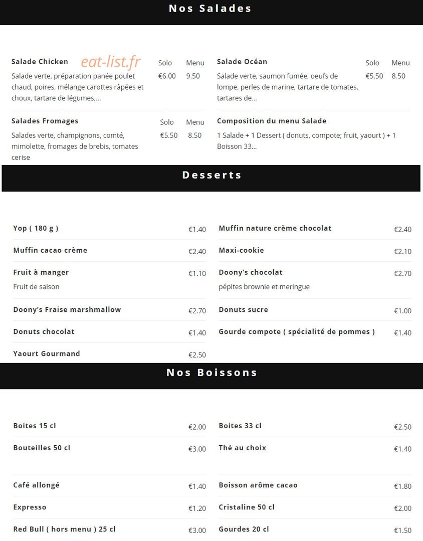 La Fabrique — carte page 3