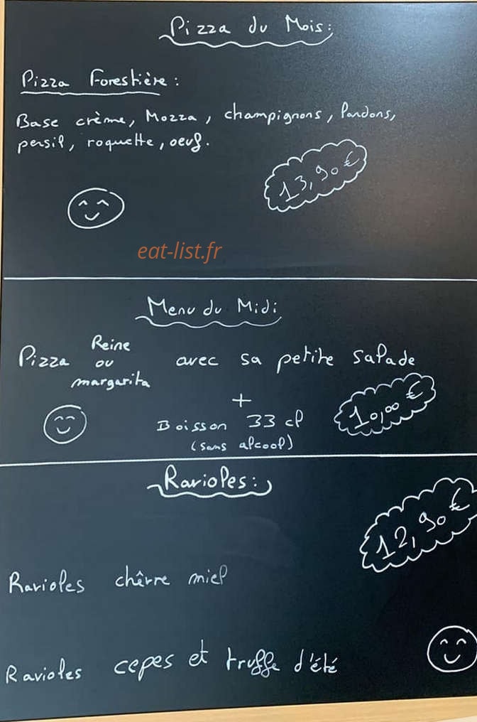 La pizzano — carte page 1