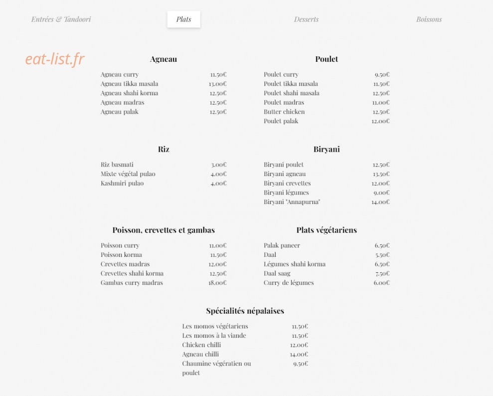 Le Nimto — carte page 2
