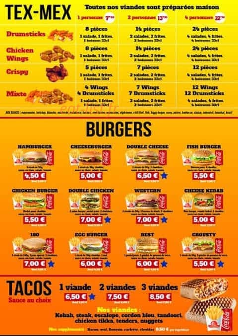 Le Prince Kebab — carte page 4