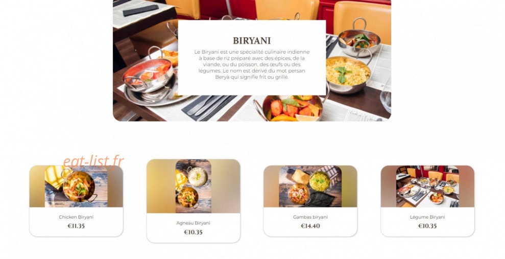 Le Thali — carte page 2