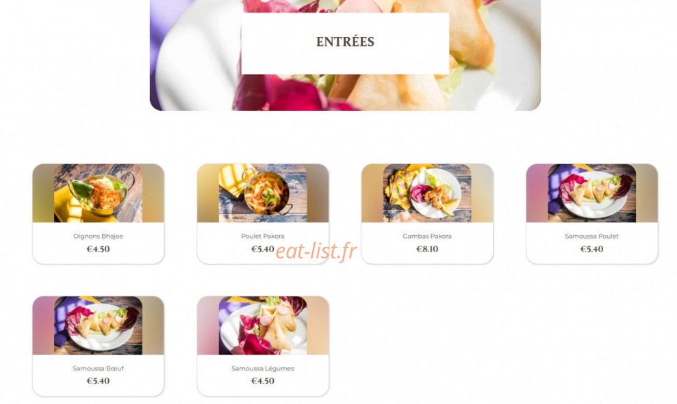 Le Thali — carte page 1