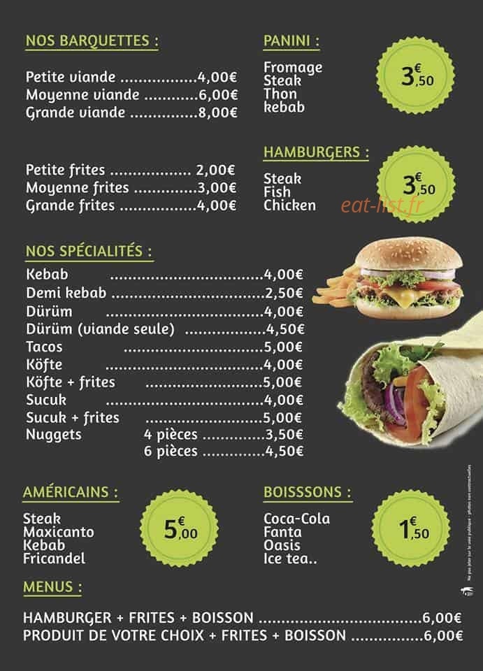 Marmara Kebab — carte page 2