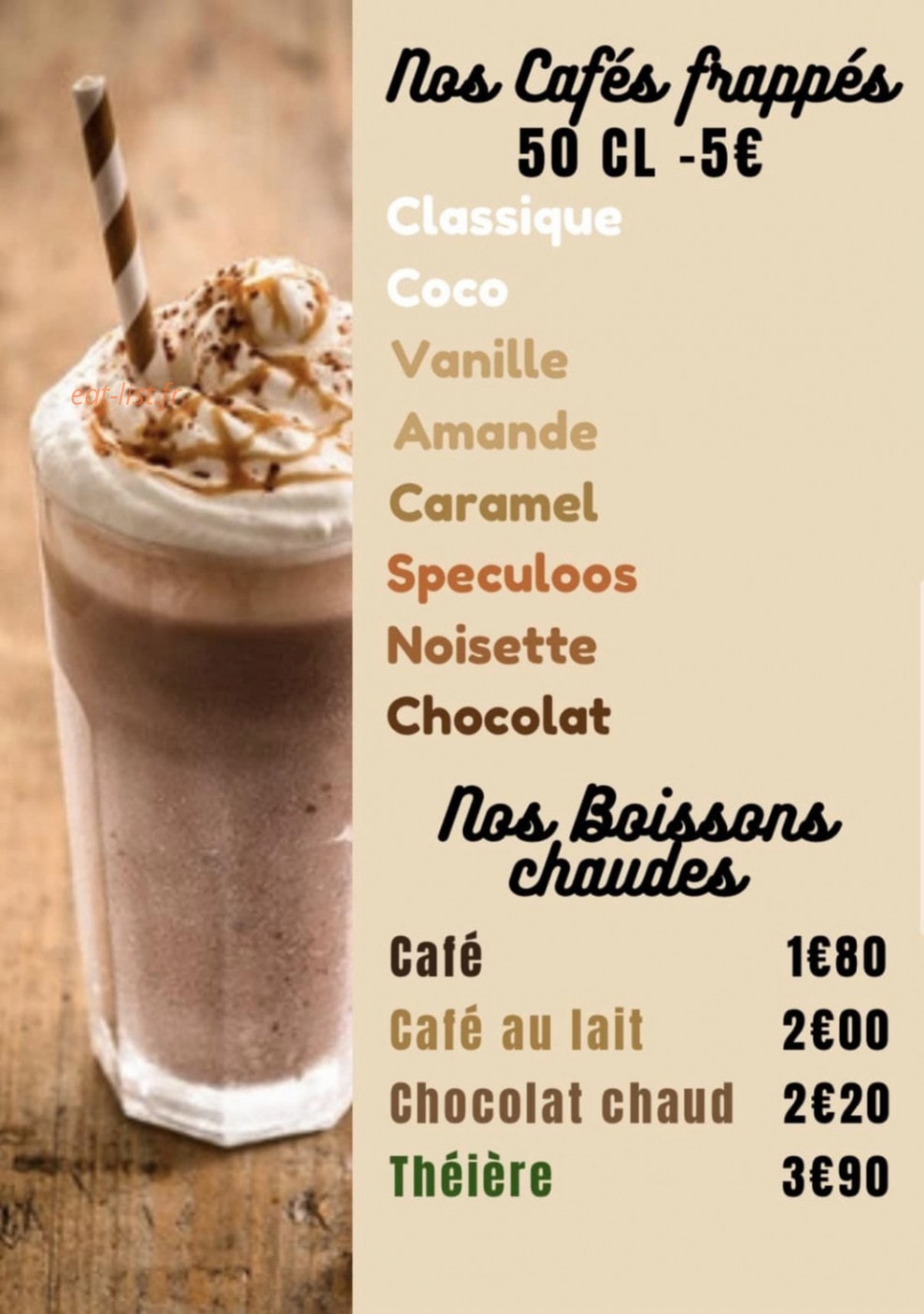 O'Smoothie — carte page 4