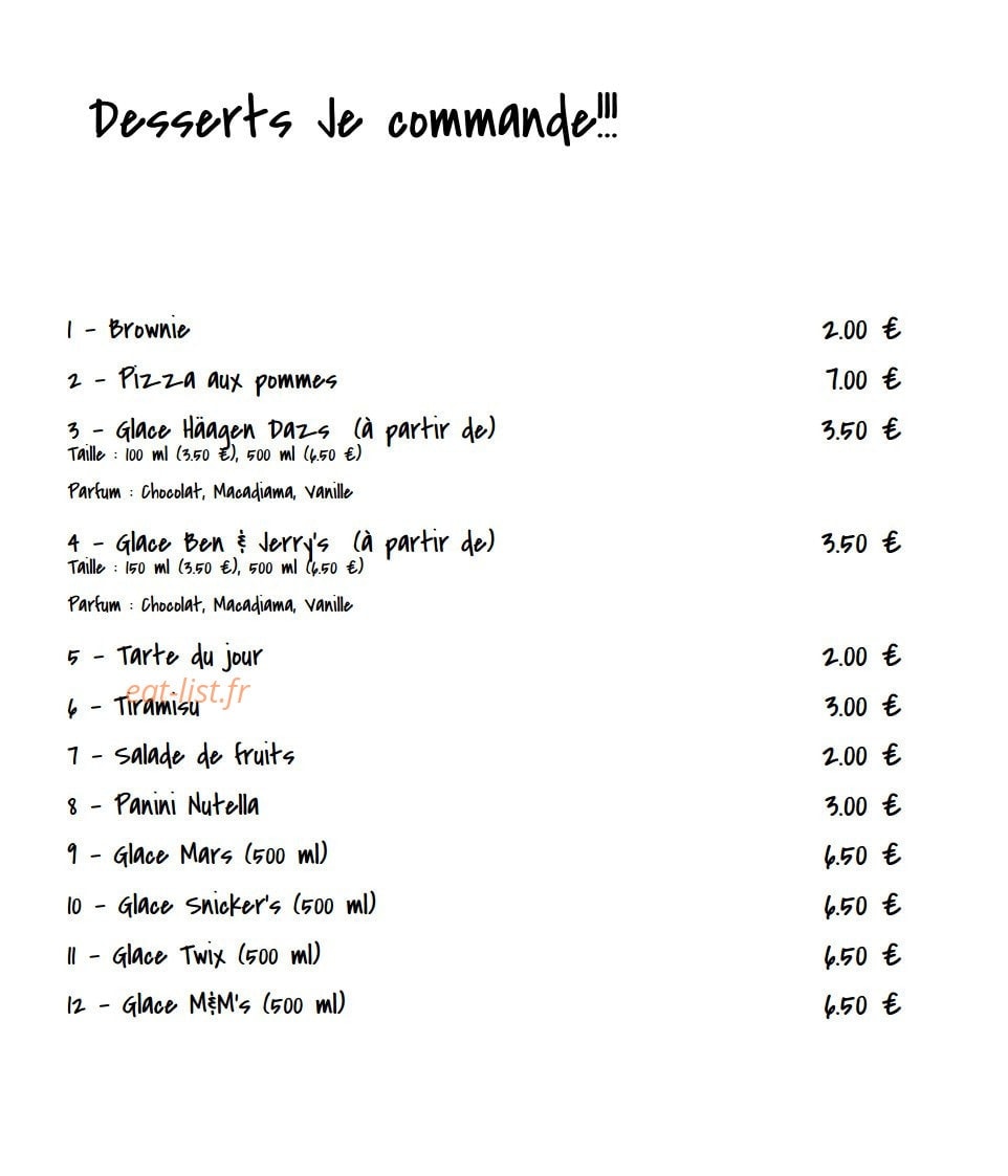 Pizza Nostra — carte page 5