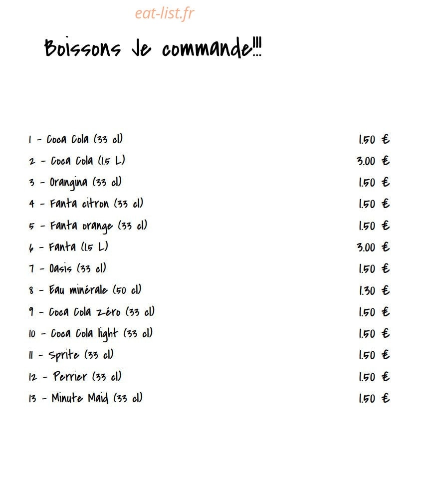 Pizza Nostra — carte page 3