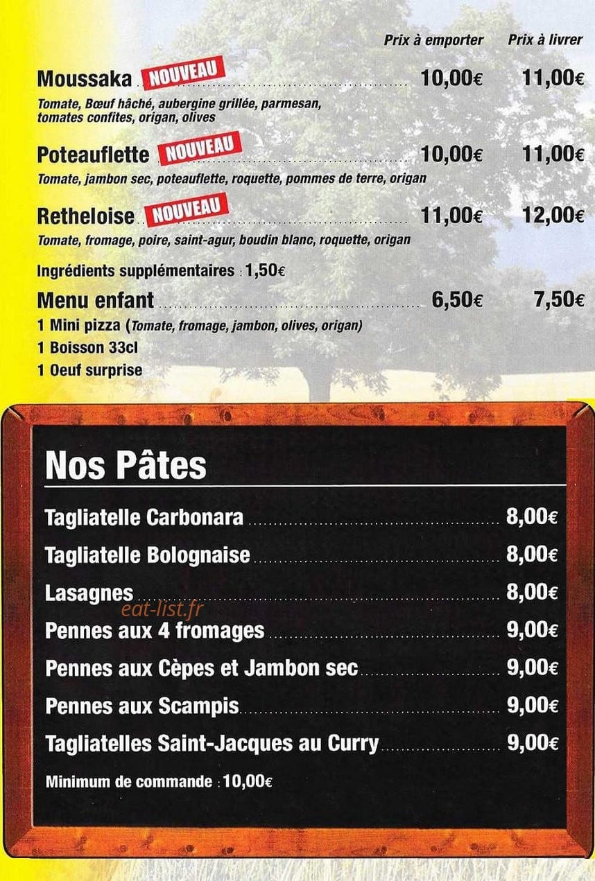 Pizza Party 08 — carte page 2
