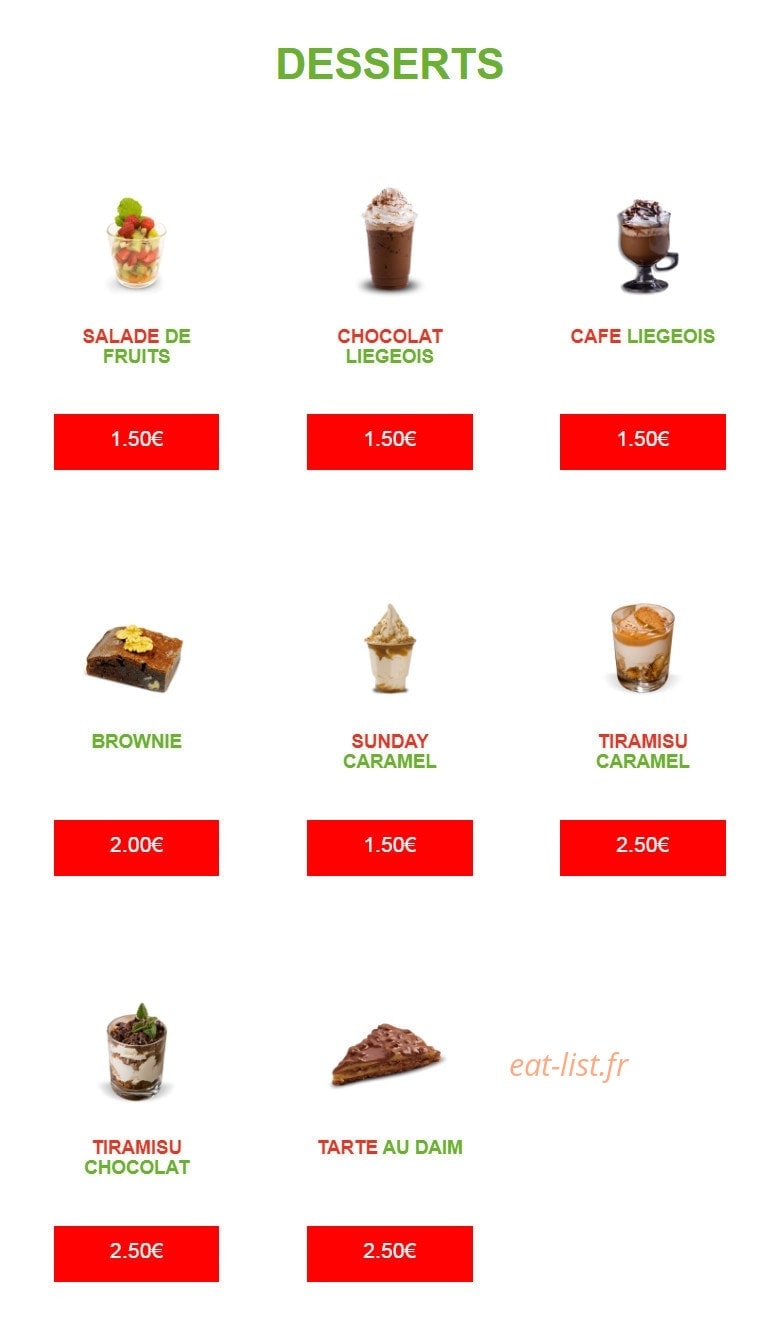 Pronto Pizza — carte page 9