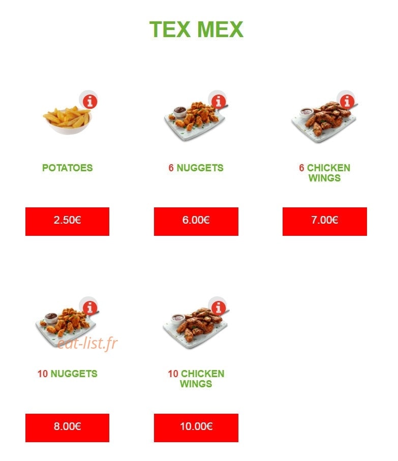 Pronto Pizza — carte page 7