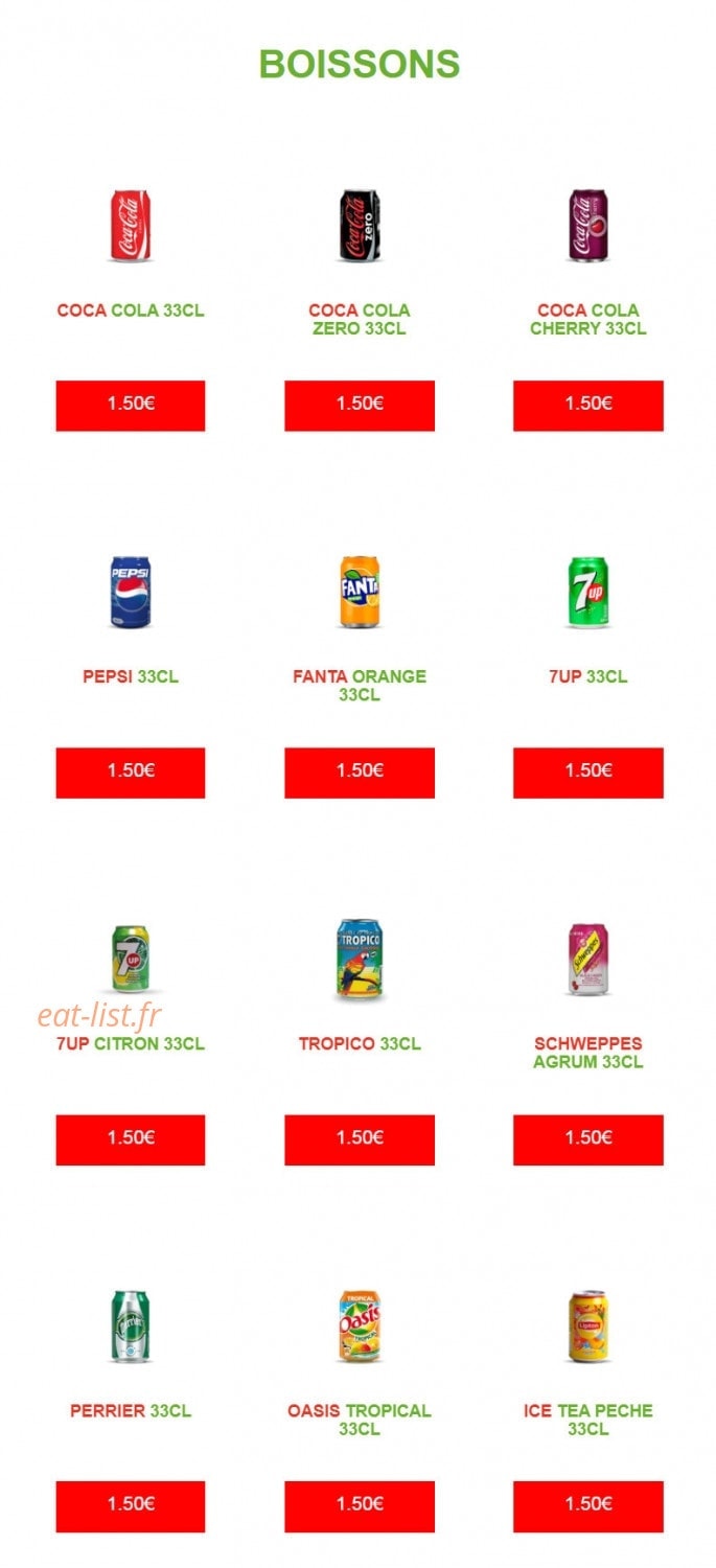 Pronto Pizza — carte page 11