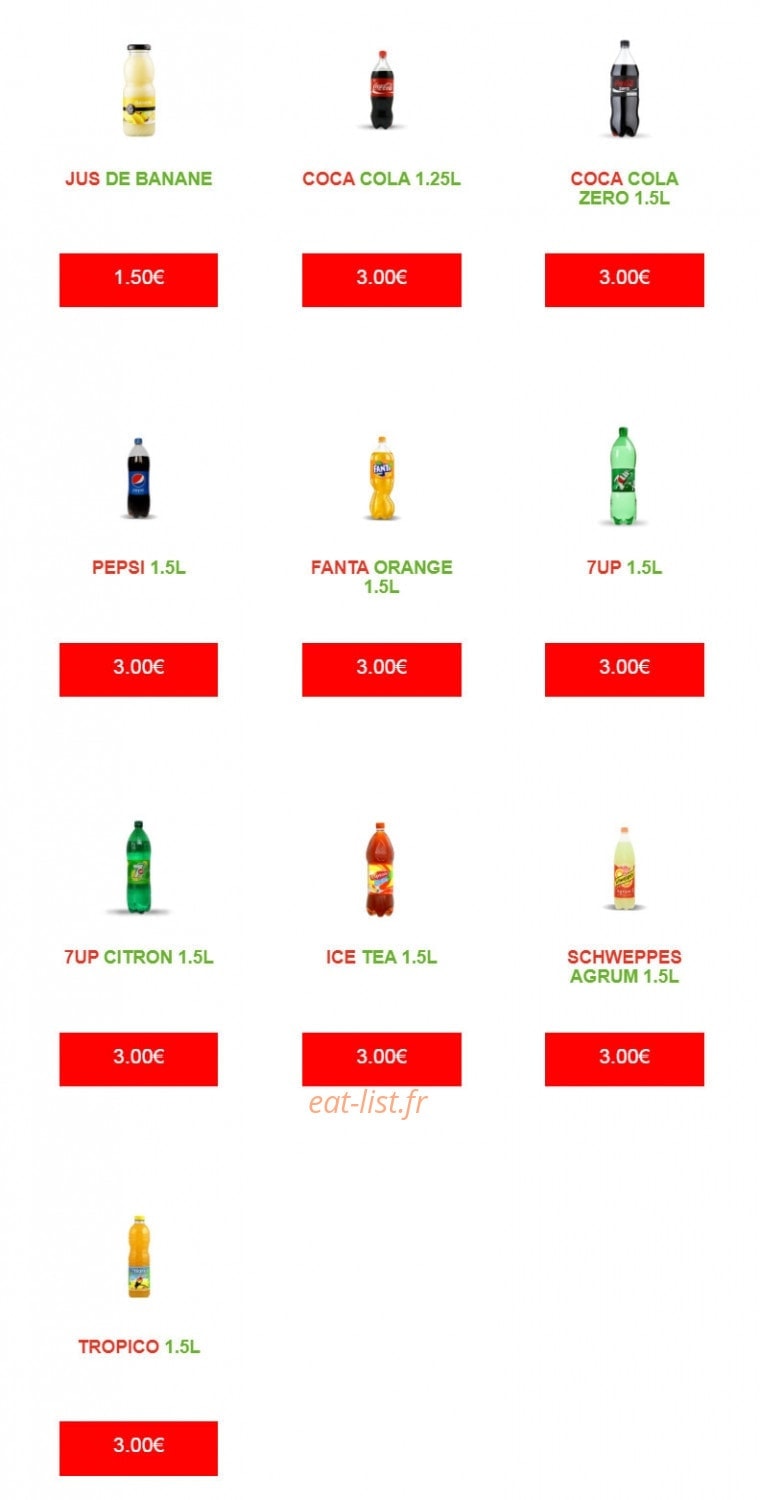 Pronto Pizza — carte page 12
