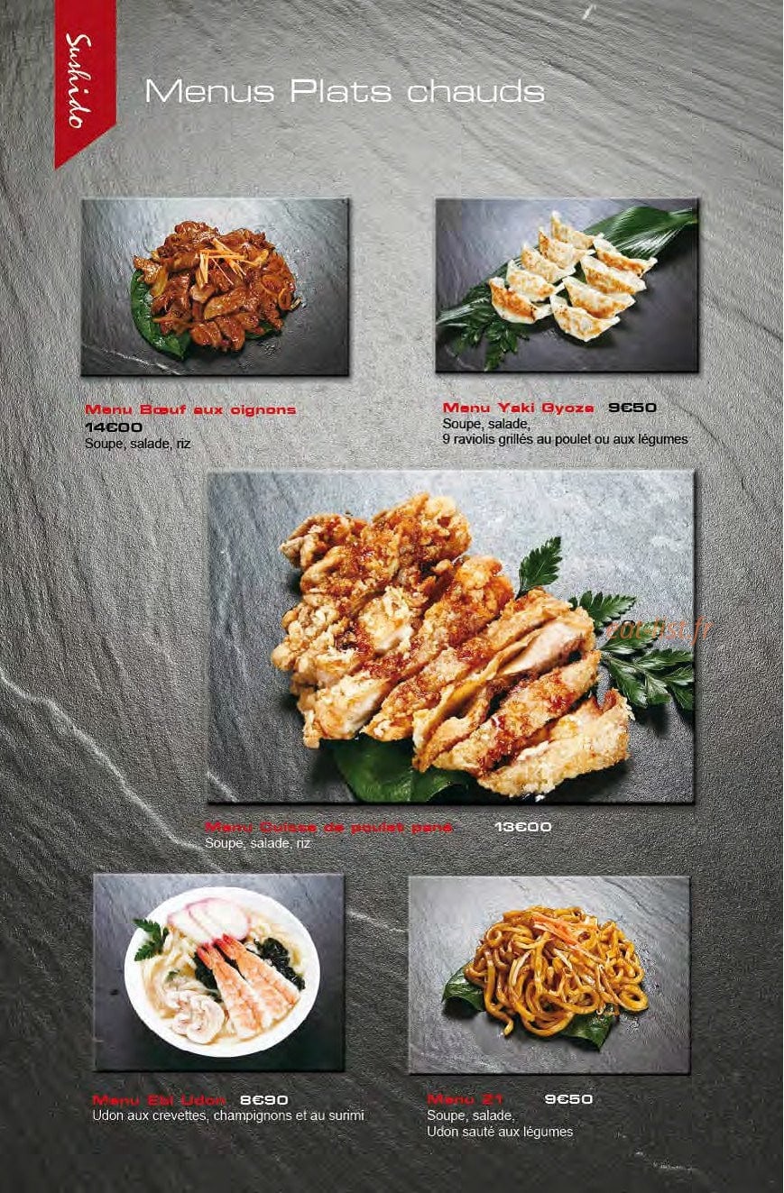 Sushido — carte page 11