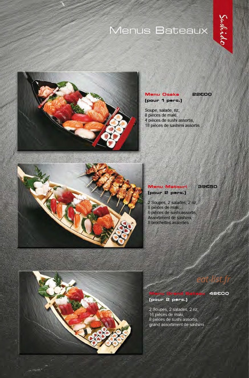 Sushido — carte page 10