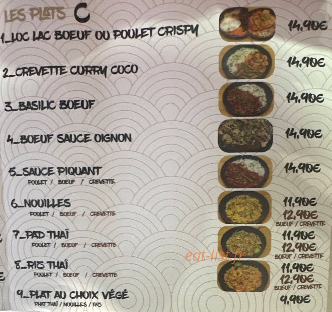 Thai Jap — carte page 2
