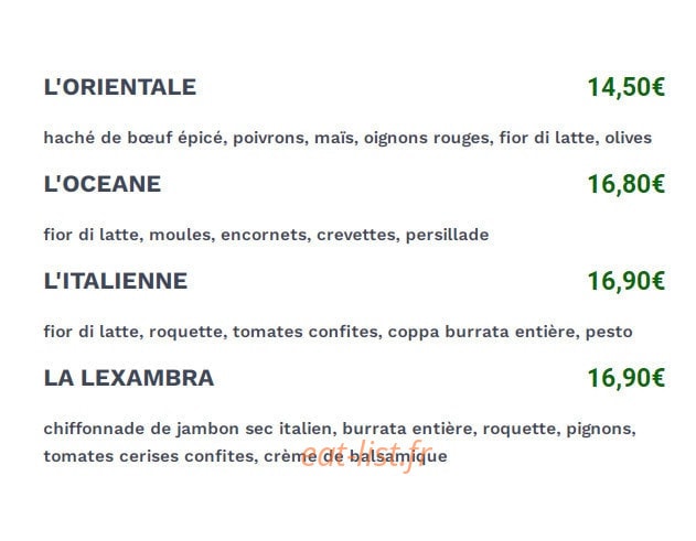 La Lexambra — carte page 2