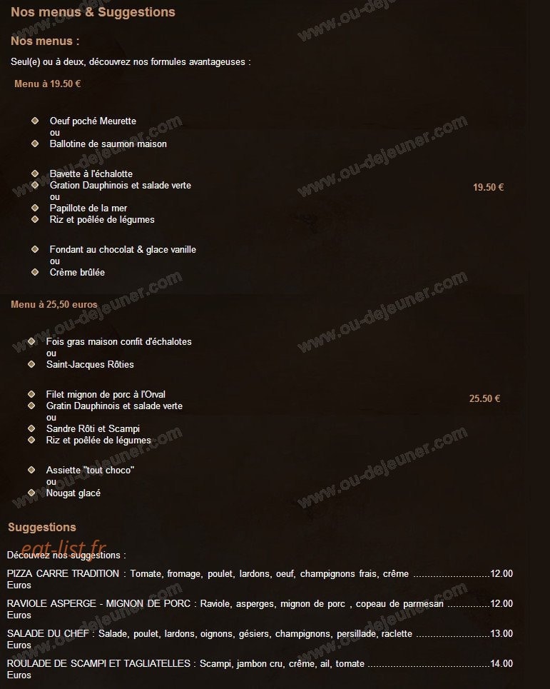 La Strada — carte page 8