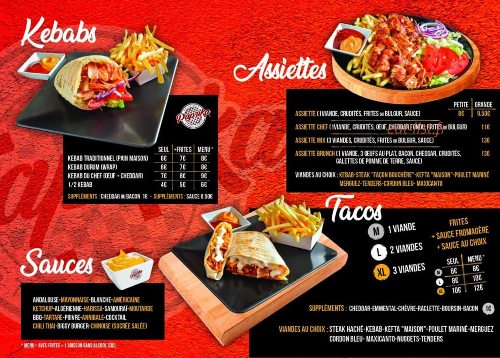 Paprika — carte page 1