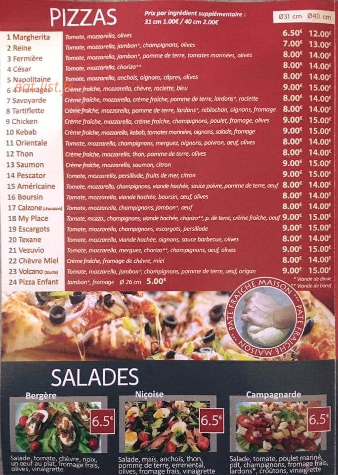 My Place — carte page 1