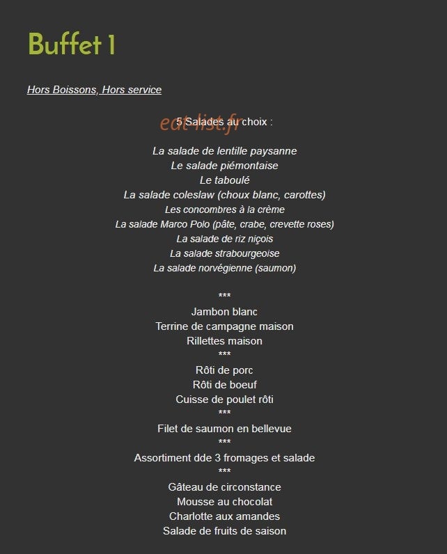 La Ferme de Mery — carte page 6