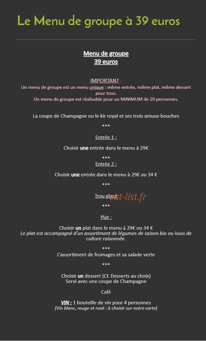 La Ferme de Mery — carte page 5