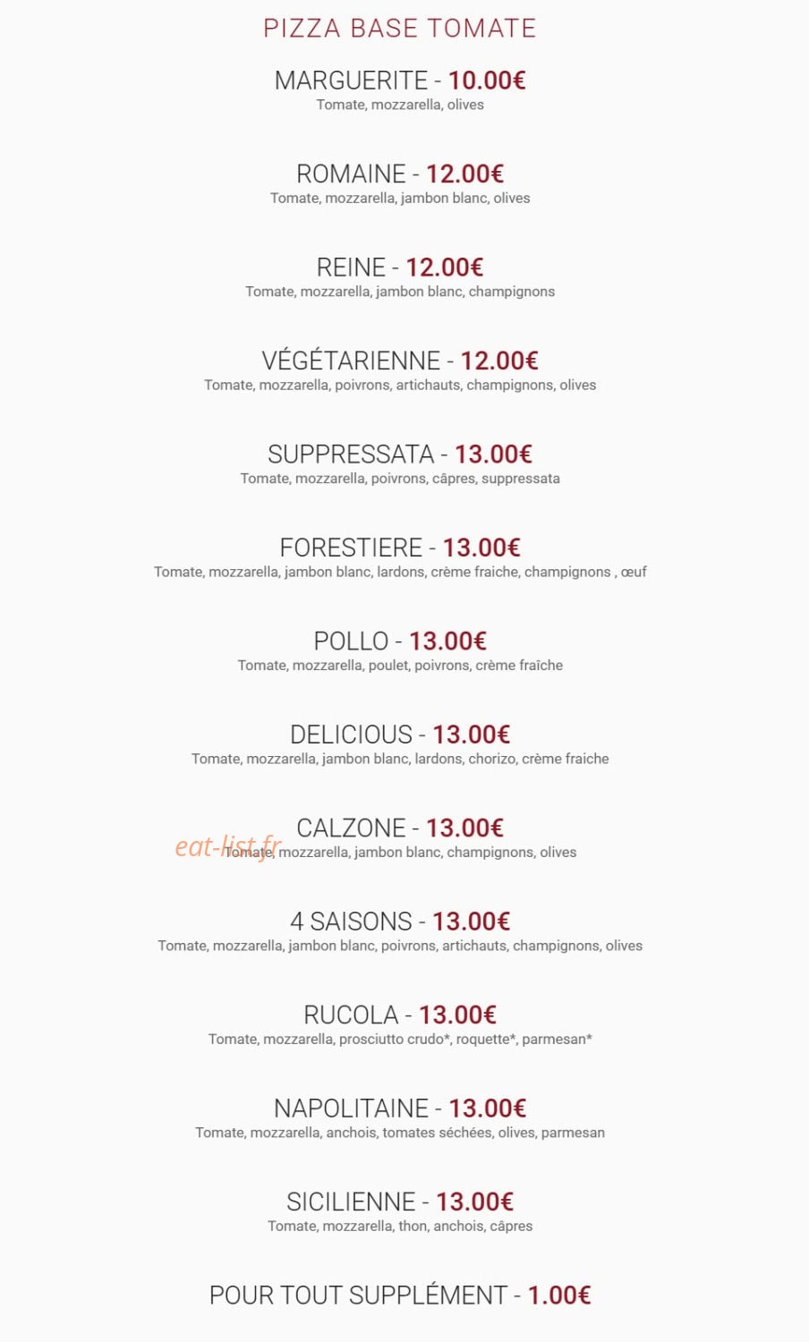 L'Ultima — carte page 1