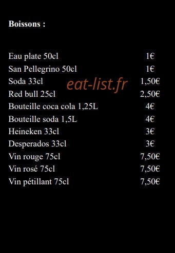 N'Pizza — carte page 3