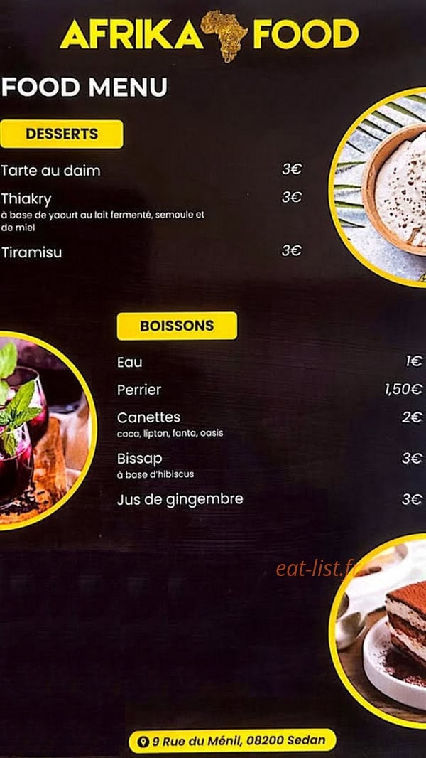Afrika-Food — carte page 3