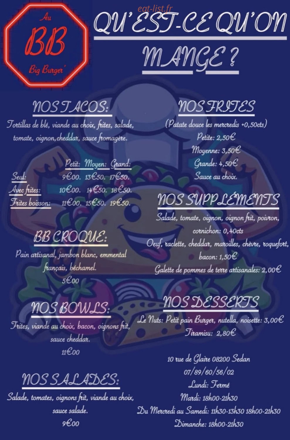 Au BB — carte page 1