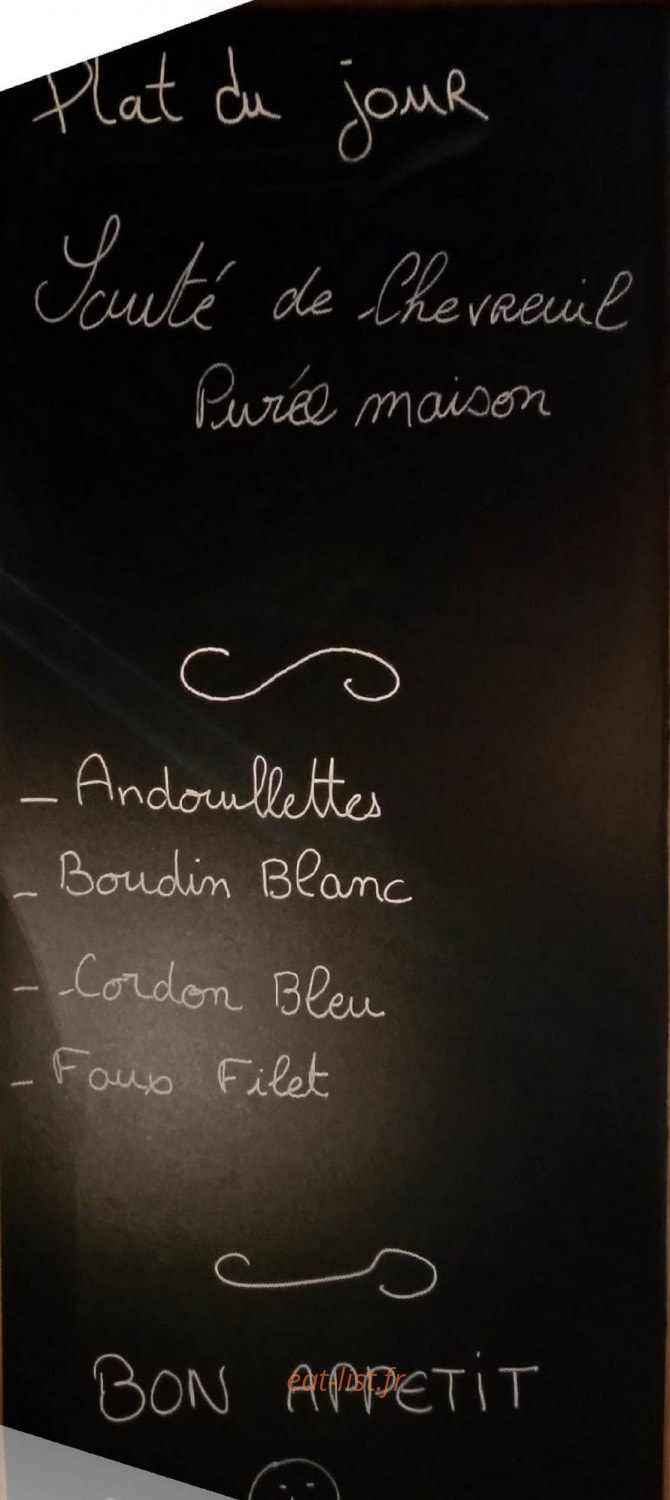 Bar Restaurant Chez Lea — carte page 1