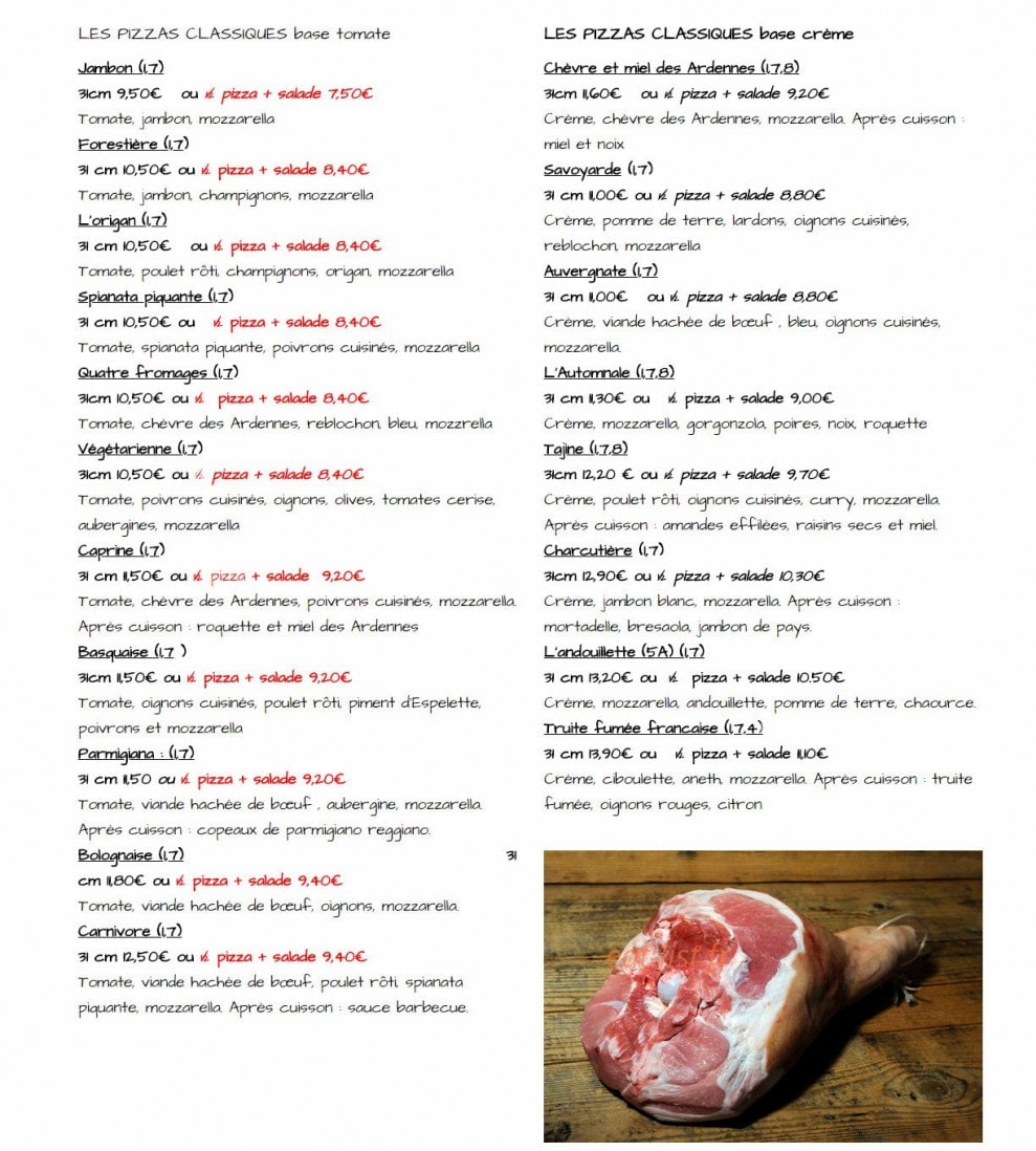 L'origan — carte page 2