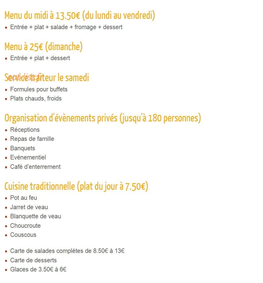 La Déesse — carte page 1