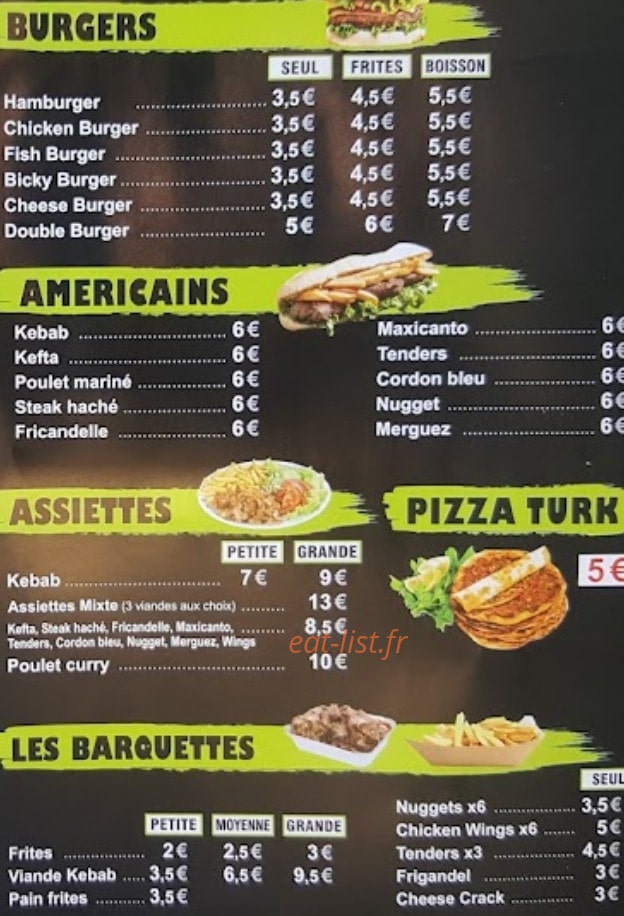 La Grillade de Turenne — carte page 3