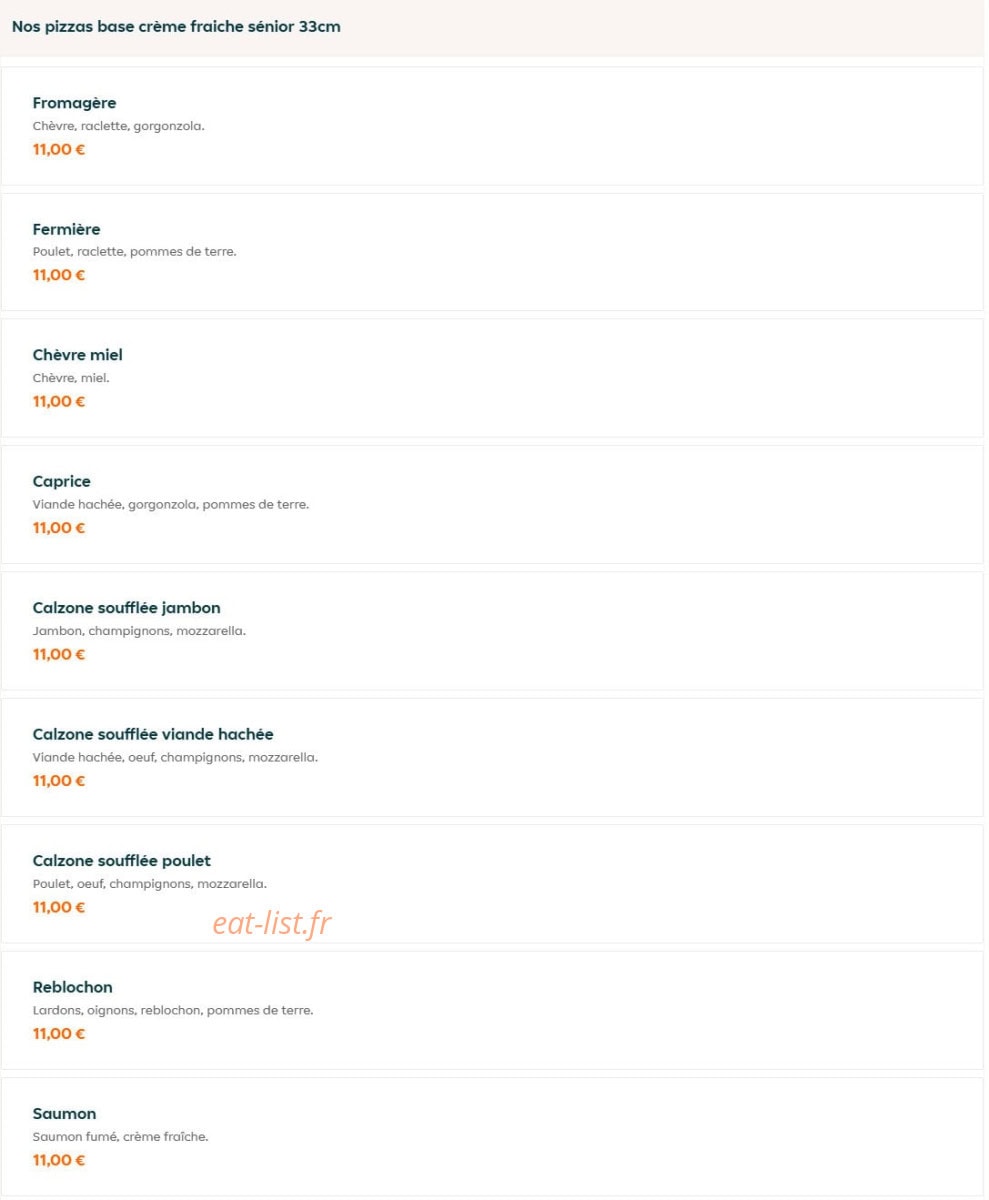 Le buzz resto — carte page 17