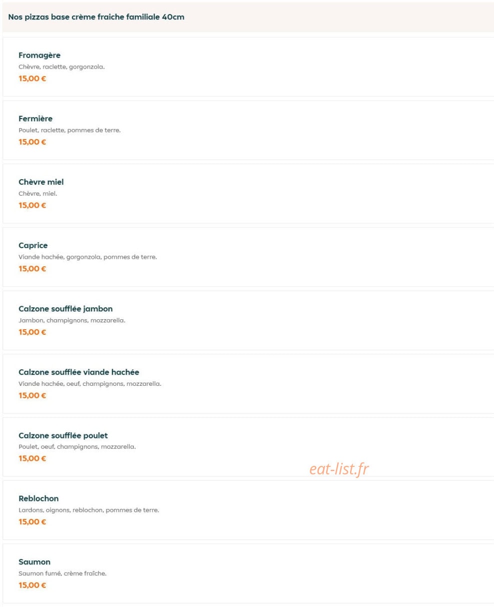 Le buzz resto — carte page 19