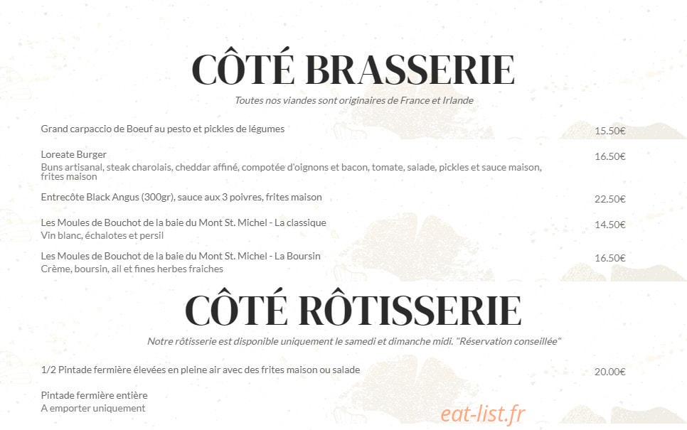 Loreate — carte page 3