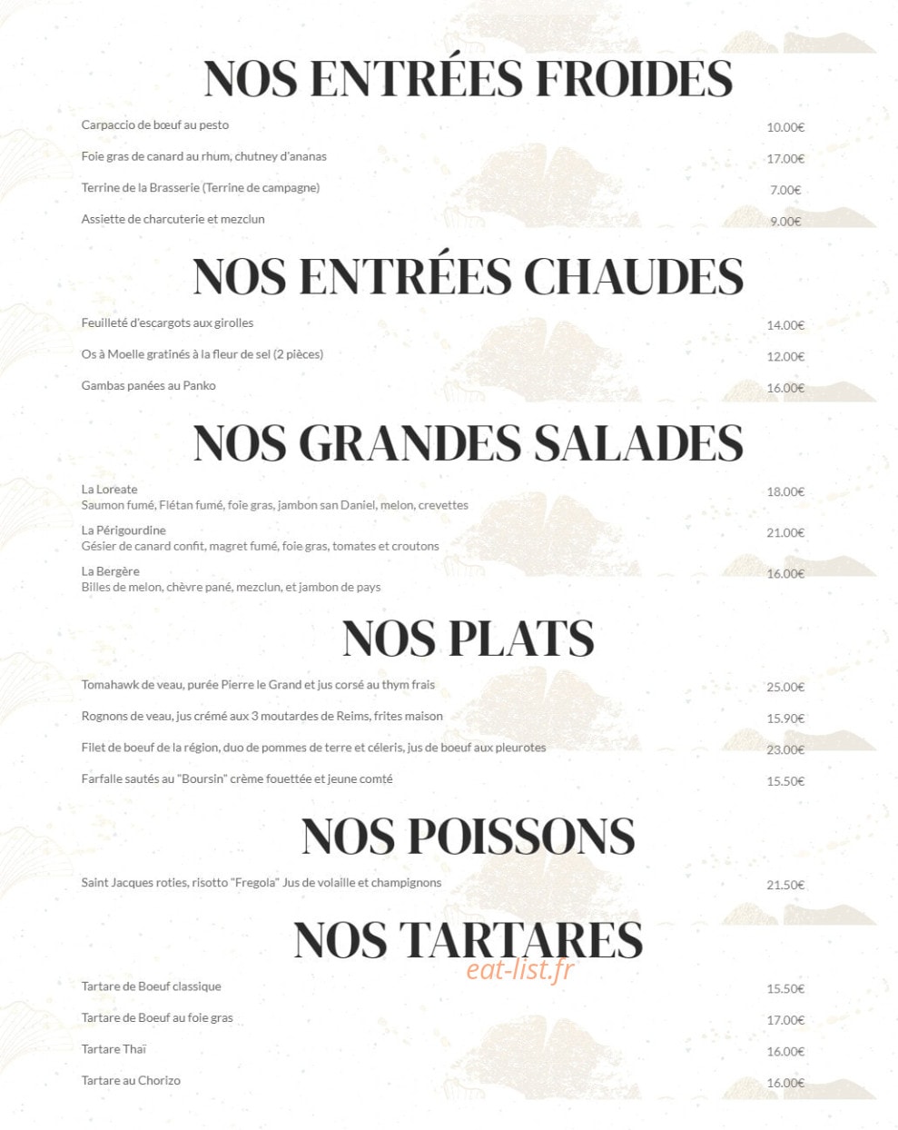Loreate — carte page 2