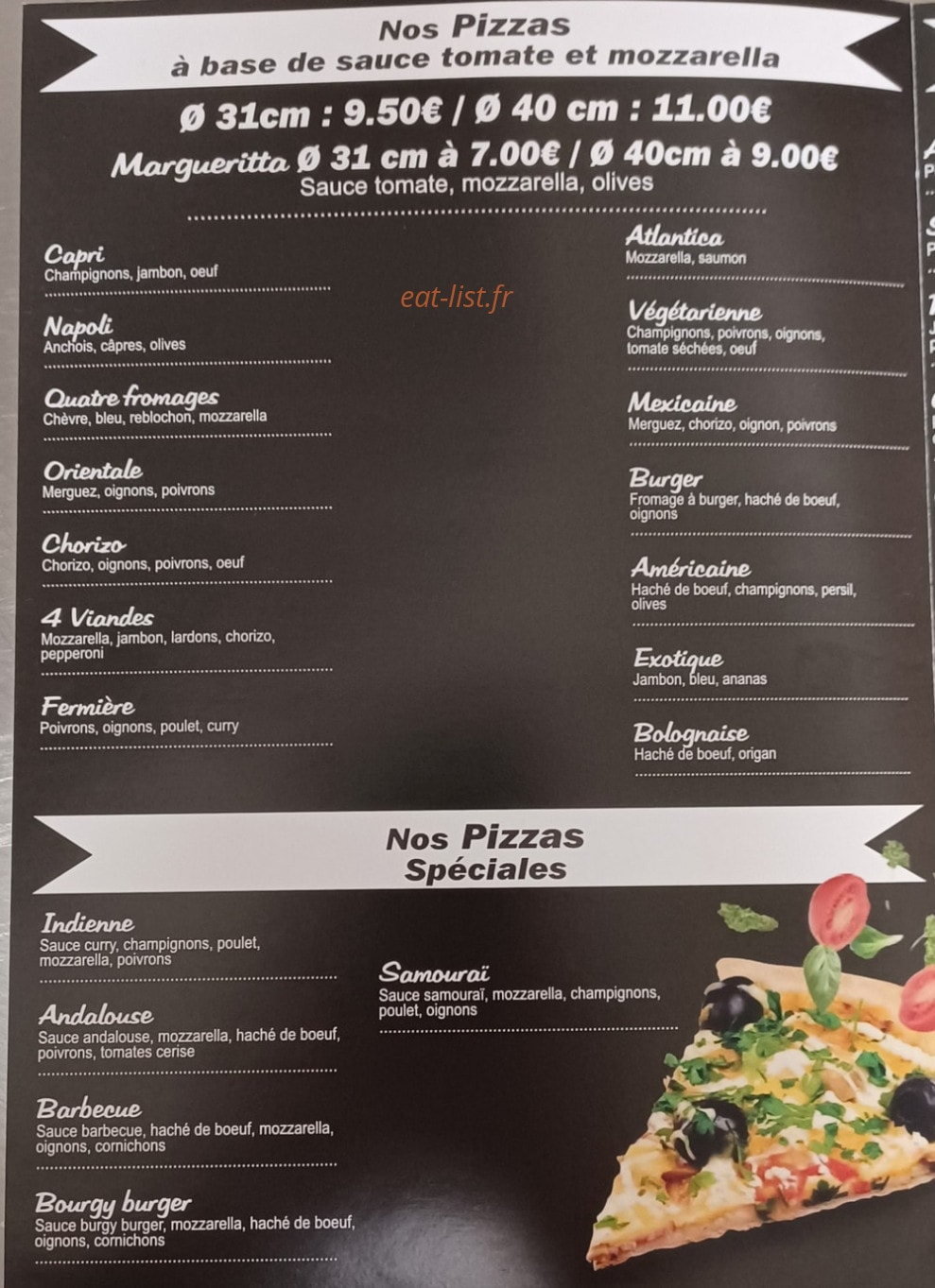 Pizza Lolo — carte page 2