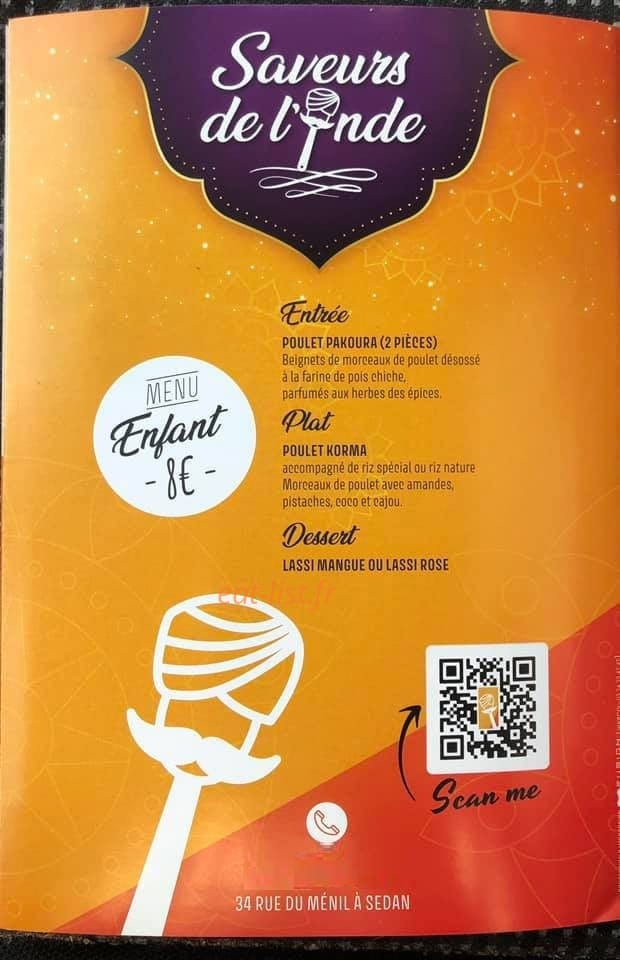 Saveurs de l’Inde — carte page 4