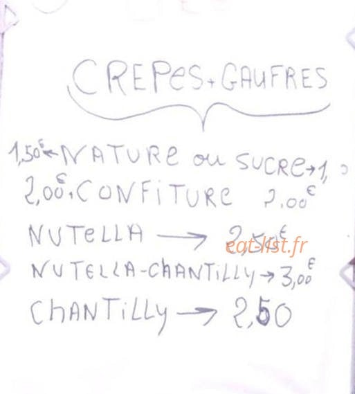 Snack-chez papy David — carte page 1